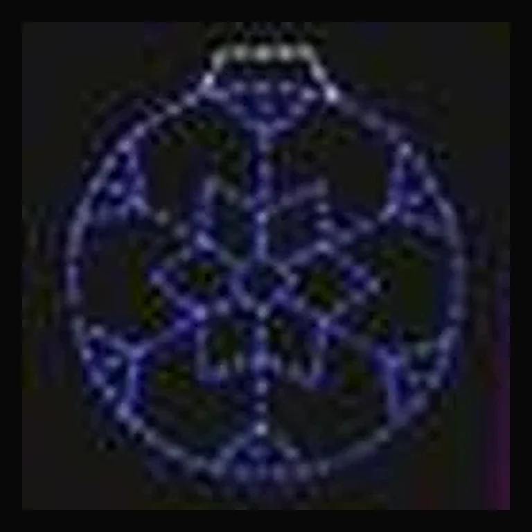 Snowflake Ornament LED Display (36") — Blue