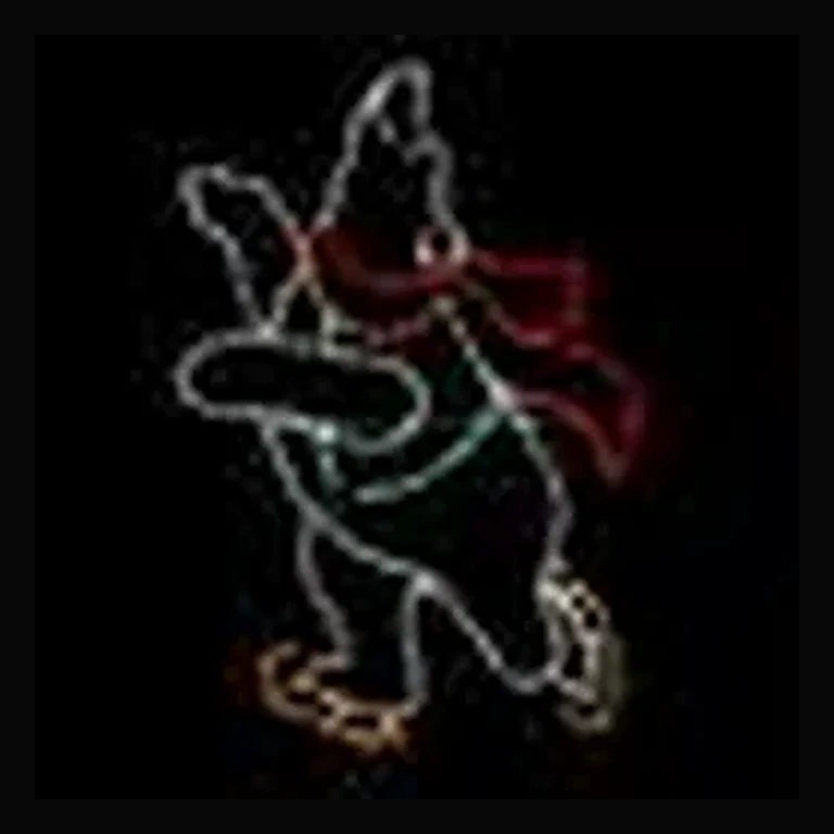 Skating Polar Bear (Boy) LED Display (45")