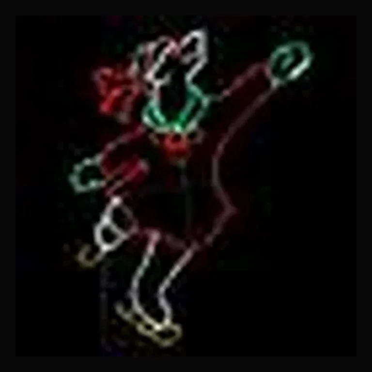 Skating Polar Bear (Girl) LED Display (42")