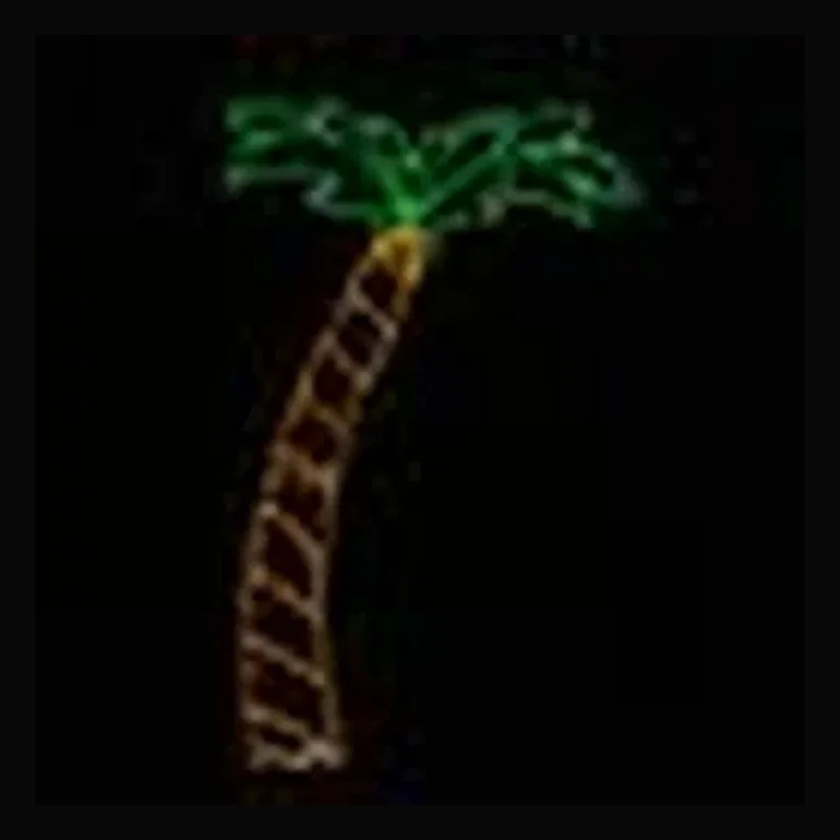 Palm Tree LED Display (65")