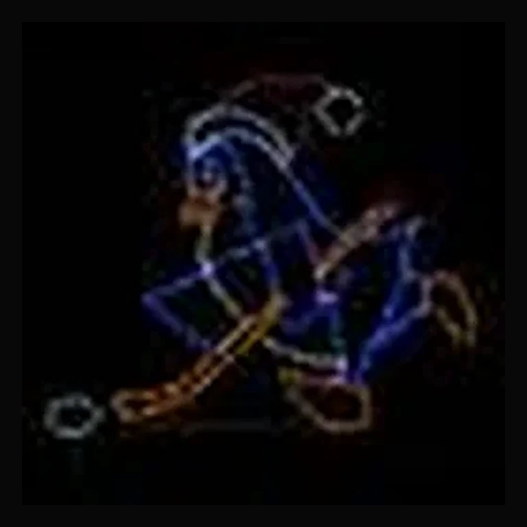 Hockey Penguin w/ Puck (Left Facing) Animated LED