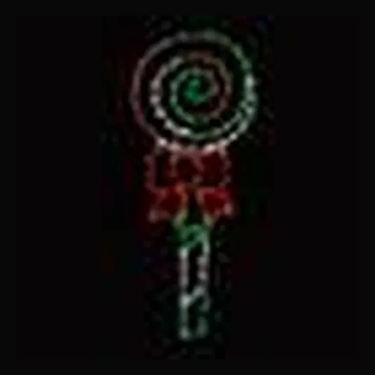 Lollipop Swirl LED Display - Red Green and White