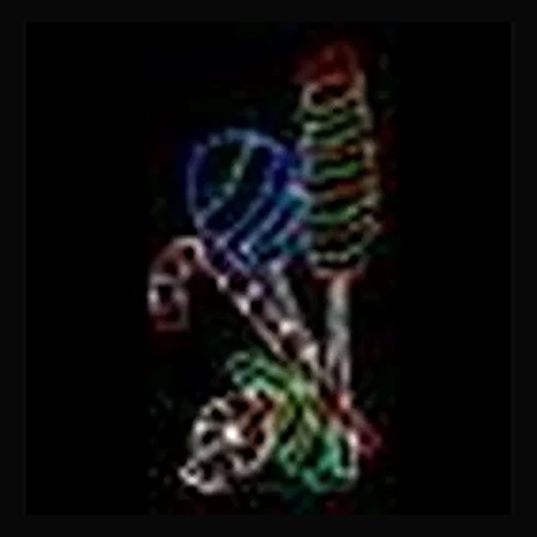 Candy Cane Cluster LED Display