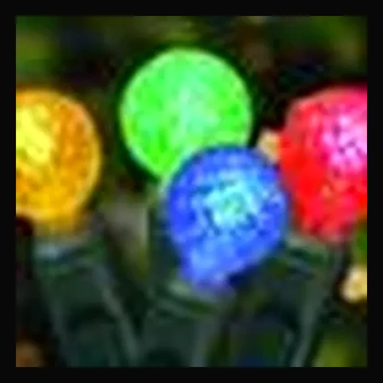 70 LED Raspberries - 35ft Strand — Multi-Color