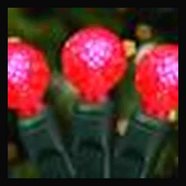 70 LED Raspberries - 35ft Strand — Red