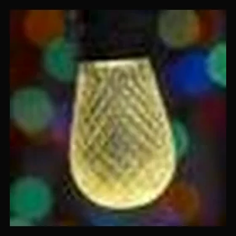 LED S14 Tivoli Bulb Plastic Warm White