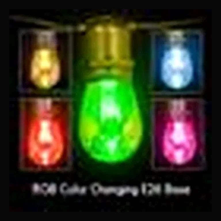 LED Tivoli Bulb - Slow change RGB S14