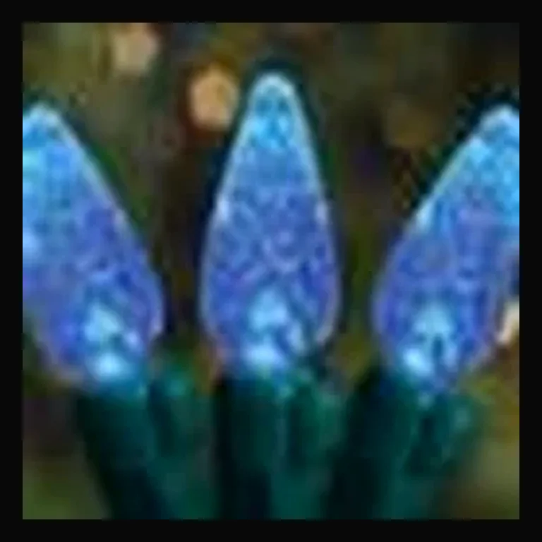 70's LED Strawberries - 35 ft — Blue