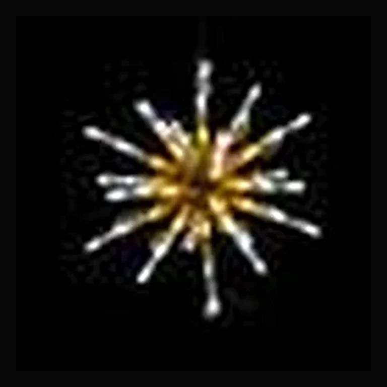 LED 12" Starburst — Champagne (White/Warm