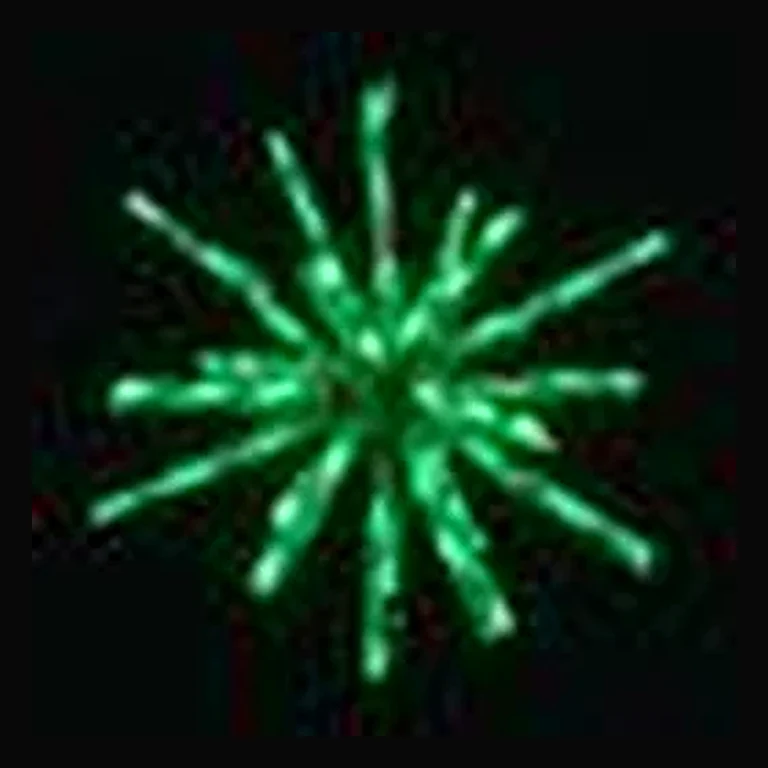 LED 12" Starburst — Green