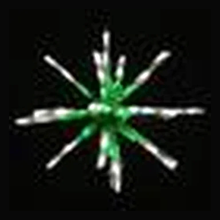 LED 12" Starburst — Green/White