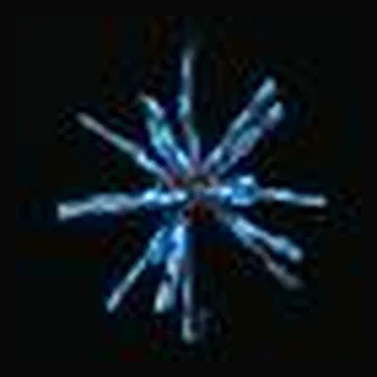 LED 12" Starburst — Ice Blue