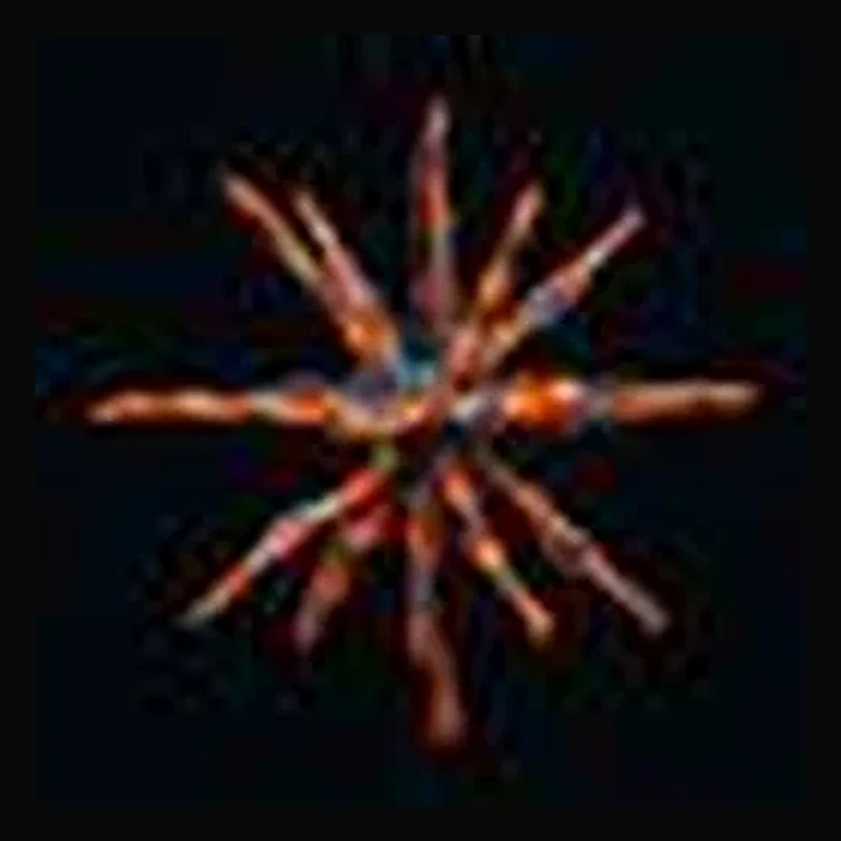 LED 12" Starburst — Orange