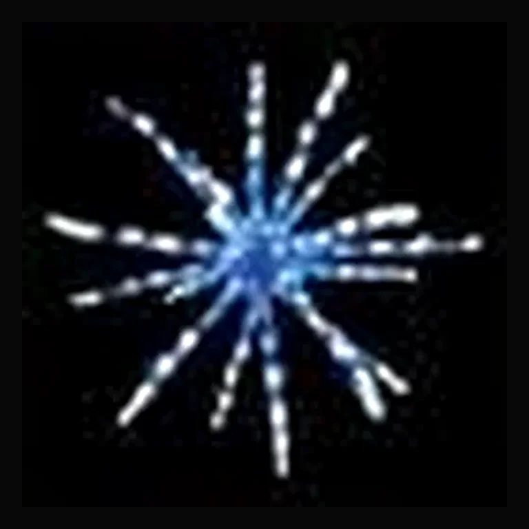 LED 24" Starburst — Blue/White