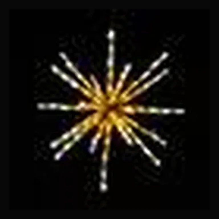 LED 24" Starburst — Champagne (White/Warm