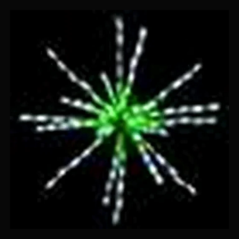 LED 24" Starburst — Green/White