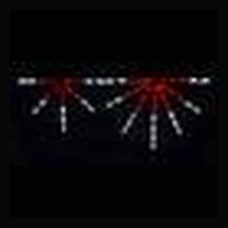 LED Starburst Linkable — Red/White