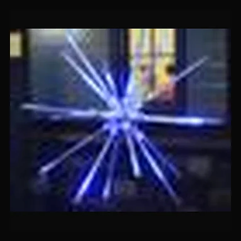 LED 24" Animated Starburst — Blue