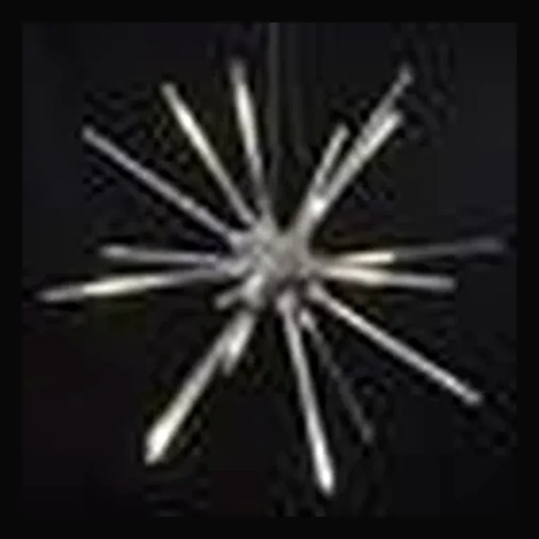 LED 24" Animated Starburst — Champagne (White/