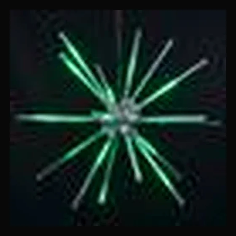 LED 24" Animated Starburst — Green