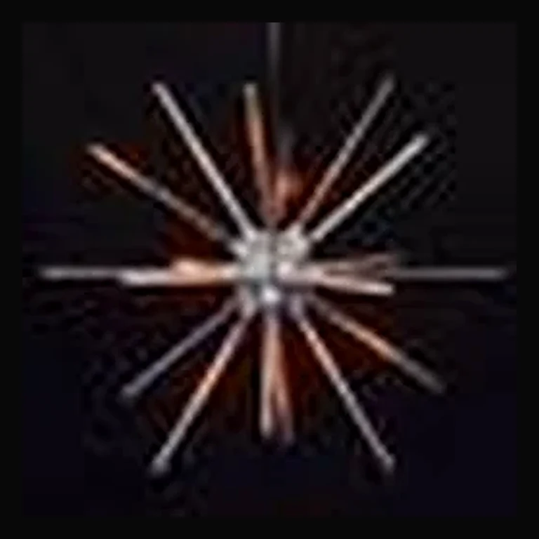 LED 24" Animated Starburst — Orange
