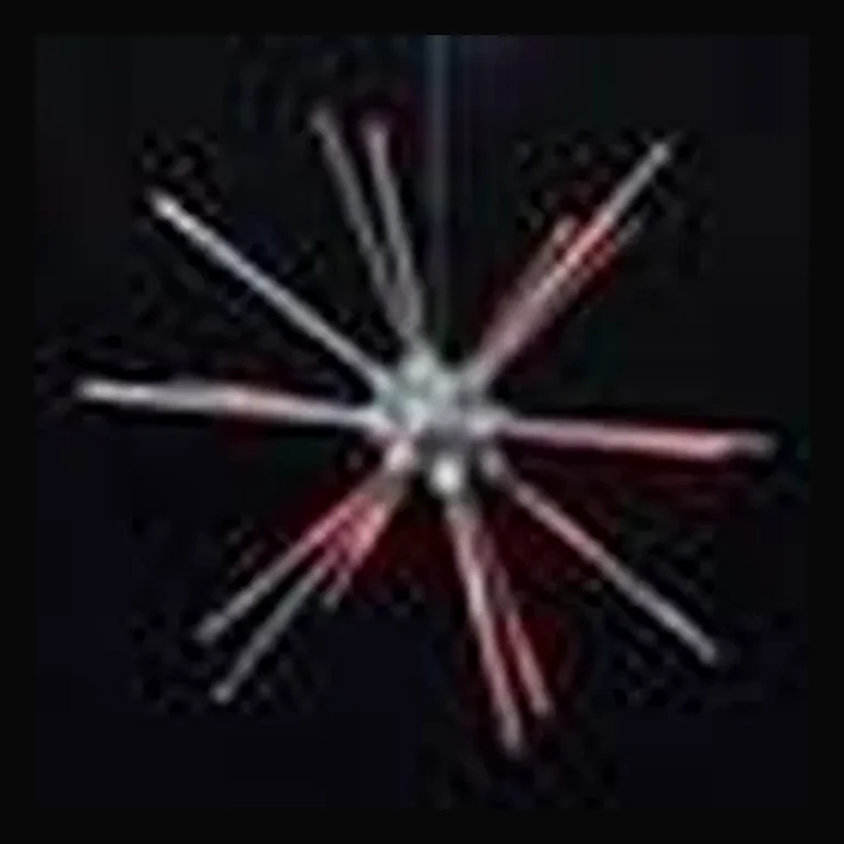 LED 24" Animated Starburst — Red