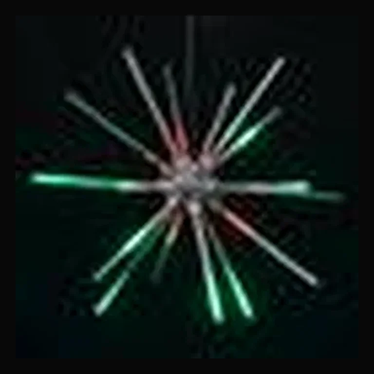 LED 24" Animated Starburst — Red/Green