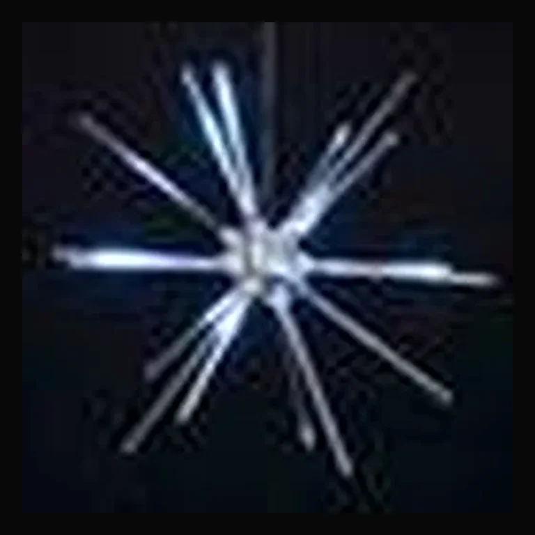 LED 24" Animated Starburst — White