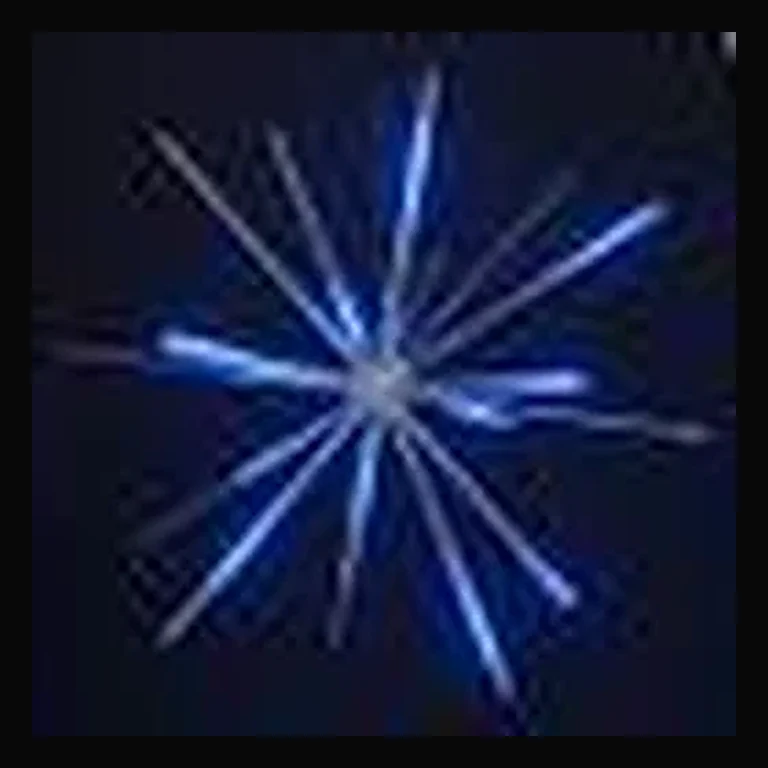 LED 48" Animated Starburst — Blue