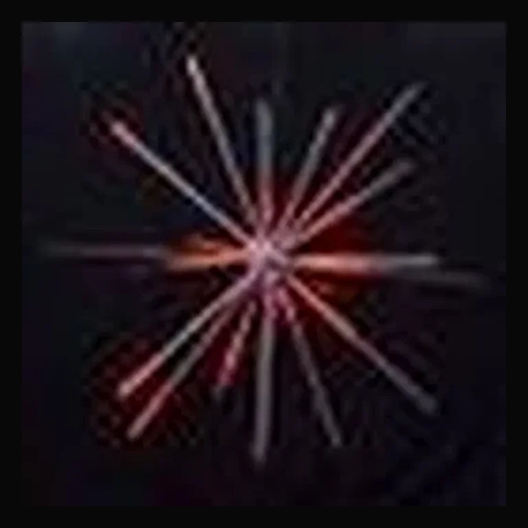 LED 48" Animated Starburst — Red