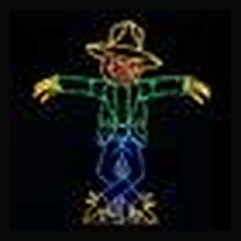 Scary Terry Scarecrow LED Display