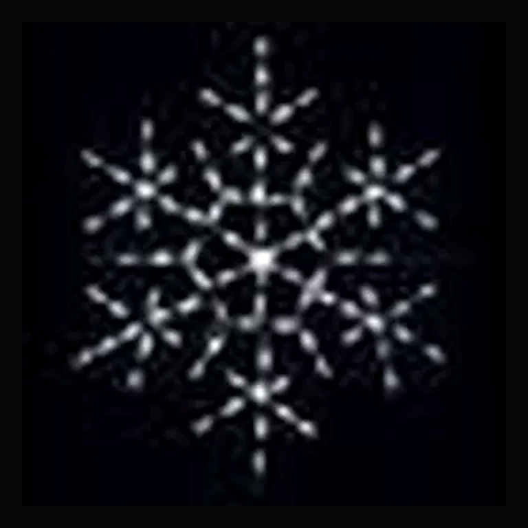 Starpoint Snowflake LED Display - White (30")