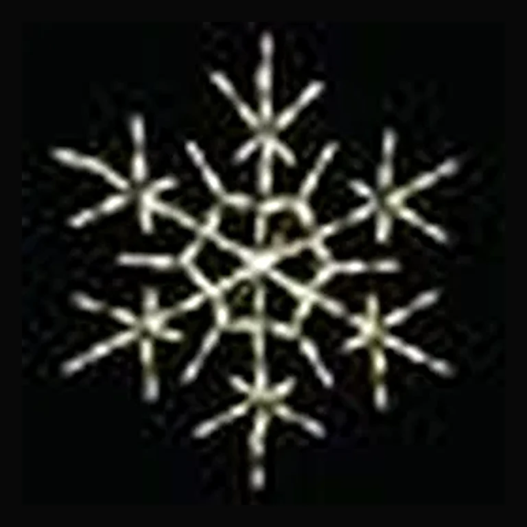 Starpoint Snowflake LED Display - Warm White (30")