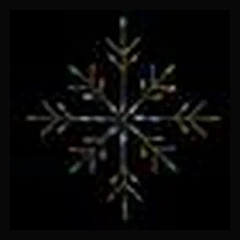 Snowflake LED Display - RGB (24")