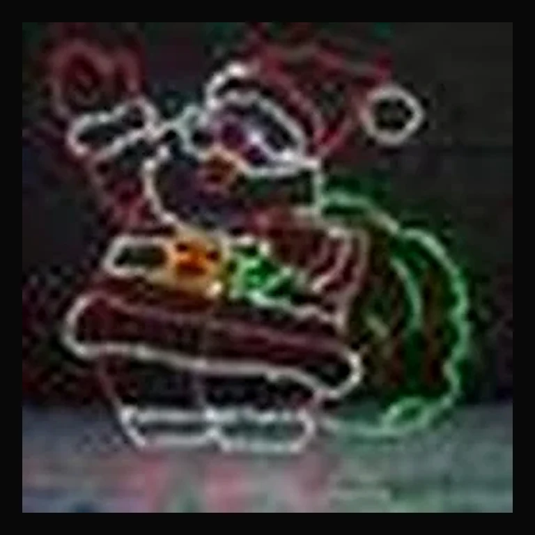 Jolly Santa with Bag of Presents LED Display (74")