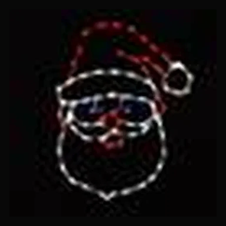 Santa with Hat LED Display
