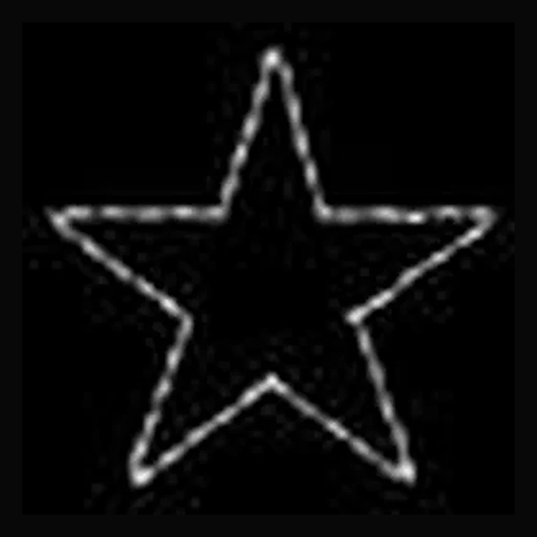 Star LED Display — White