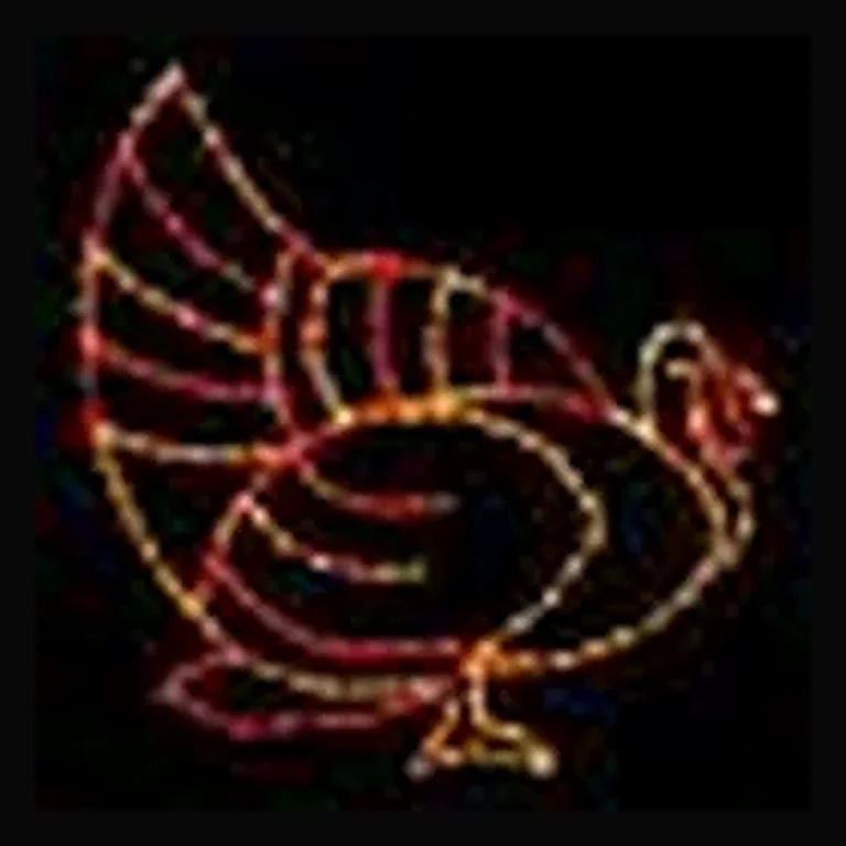 Fall Turkey LED Display (45")