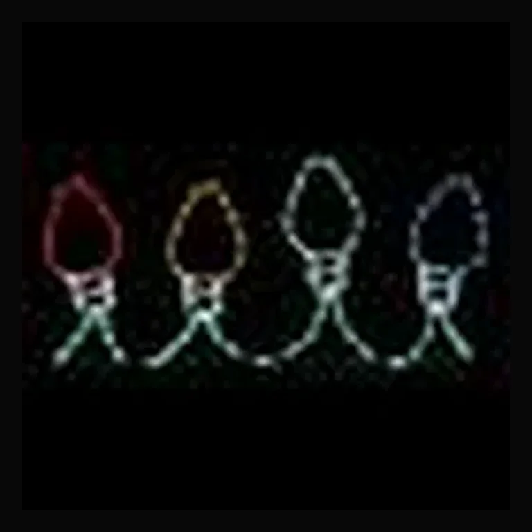 Set of 4 Giant Christmas Bulbs LED Display (48" x