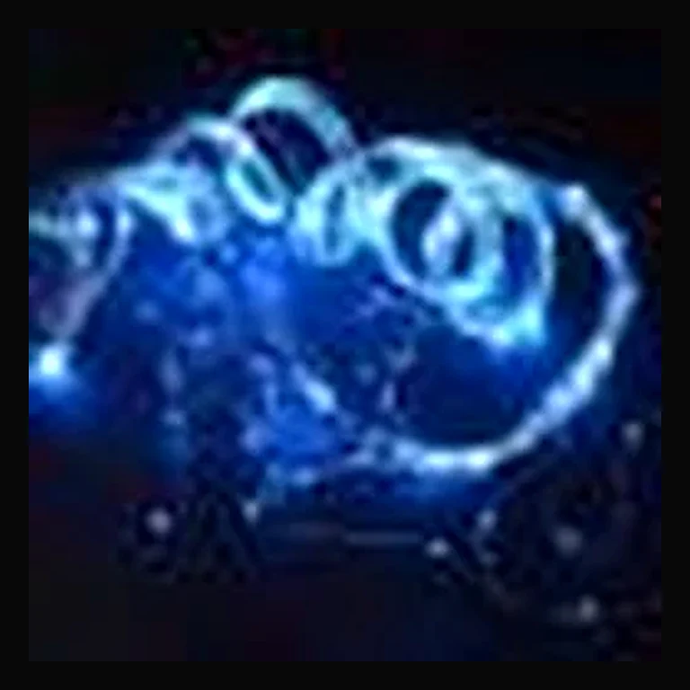 Wire Lights - 360 Bulbs — Blue