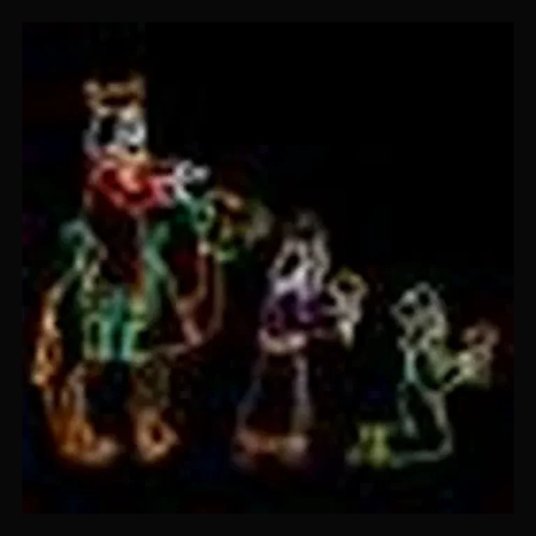 Wise Men Nativity Set LED Display (50")