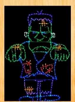 Brite Ideas Frankenstein Monster lighted display